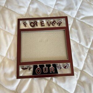NEW Forever Yours Picture Frame Red Valentines Khols 3”x5” Photo Gift